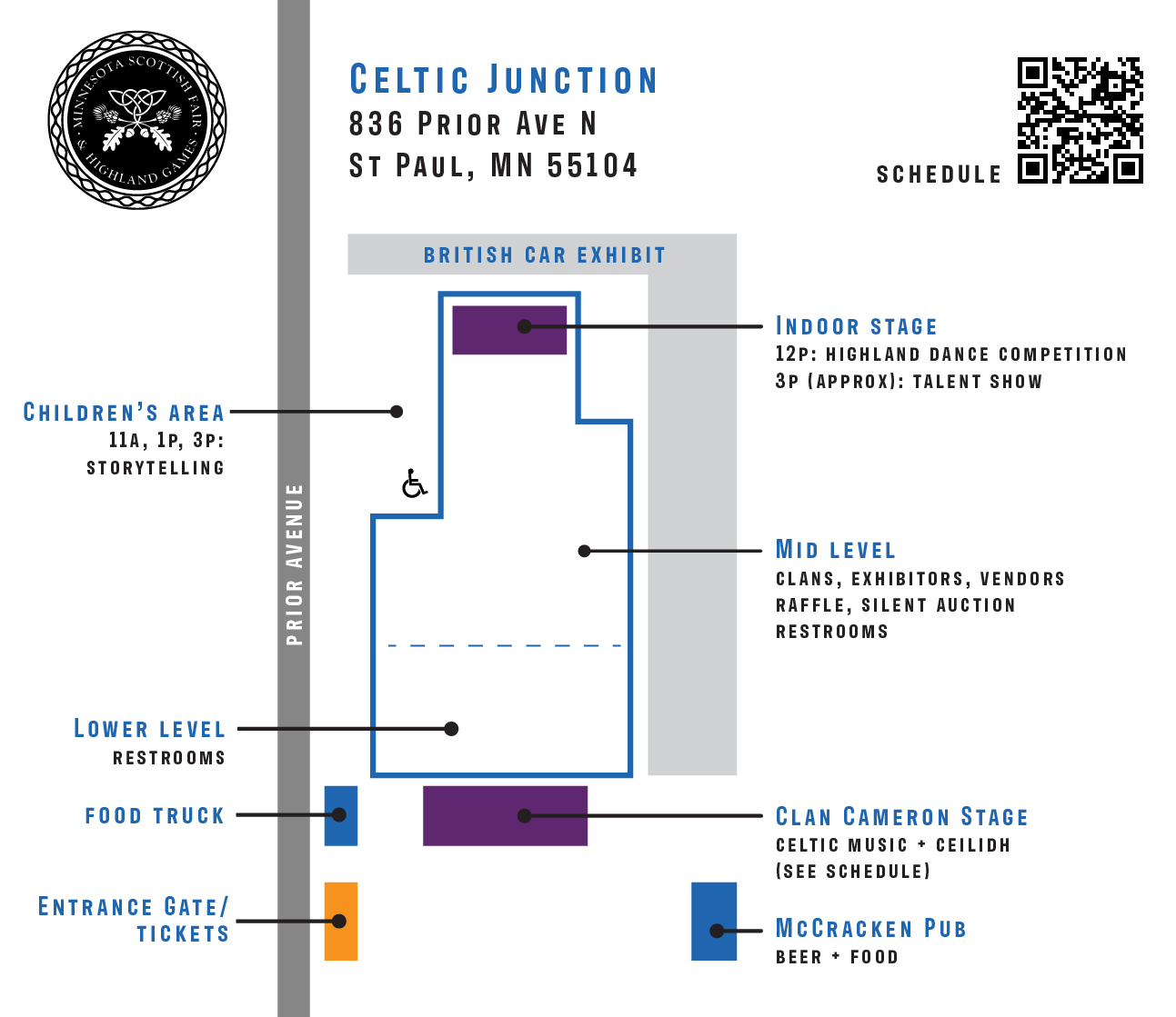 Schedule Minnesota Scottish Fair & Highland Games